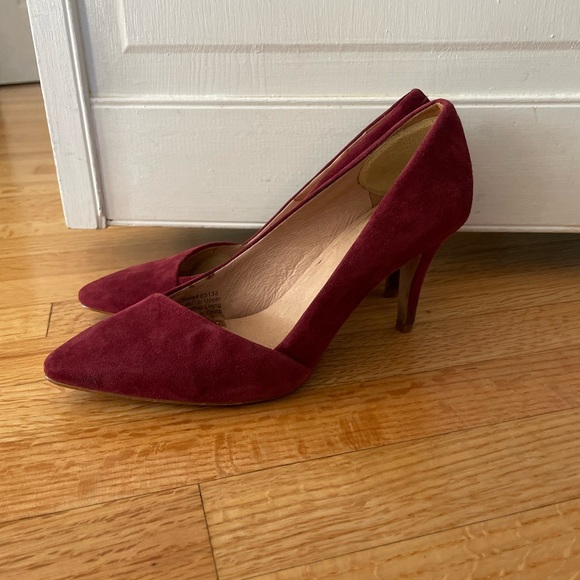 Red suede Pumps from Madewell - Picture 1 of 1